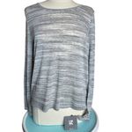 Iz Byer IZ Scallop Back Sheer Heather Flyaway NWT Extra Large Longsleeve Peekaboo Photo 0