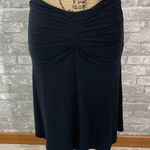 MM.LaFleur M.M.Lafleur Black Ruched Jersey Knit Skirt Photo 0