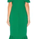 Lovers + Friends strapless green dress Photo 7