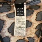 SheIn Leopard Print Lace-Up Cami Top, Brown/Black, Size S, NWOT Photo 4