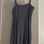 Bevello Blue Button-Front Dress Photo 2