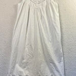 Night Time Creations Nightgown Womens Small White Lace Trim Ruffle Hem Made USA Photo 0