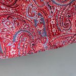 Bandolino Red White & Blue Paisley Patriotic High Waist Modest 6” Shorts 10 Photo 4