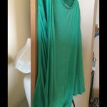 New Trouve asymmetrical cold shoulder plaid green crew neck sleeveless blouse Size XS Photo 2