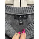 a.n.a  Gray Cold Shoulder Cable Knit Round Neck Long‎ Sleeve Sweater Size XL H/L Photo 1