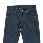 Athleta  Dark Wash Denim Jeans Size 8 Tall women's Slim Fit Adjustable Waist Photo 1