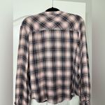 Anthropologie’s “Hazel' Pink Plaid Crochet Lace Embroidered Western Look Size XL Photo 10