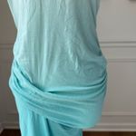 Young Fabulous and Broke Blue Ombré Midi Dress Ruched Sides Stretchy $150 S Photo 3
