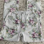 Ganni NWT  Betzy Floral print cropped denim jeans sz 26 Photo 7