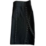 Rock & Republic  Mini Skirt‎ Studded Black Party Cocktail Clubbing Size 8 Photo 10