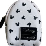 Disney loungefly Mickey Mouse Mini Backpack Coin Purse Keychain Pouch White NWOT Photo 0