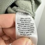 BP Olive Green‎ Cropped Sweatshirt XS Long Sleeve Casual Pullover Top Loungewear Green Photo 4