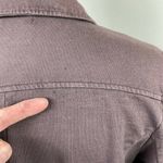Fresh Produce  Jacket XS‎ Brown Button Up Pockets 100% Cotton Long Sleeve Photo 9
