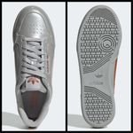 Adidas 💕 Continental 80 Shoes Gray Copper Metallic Photo 3