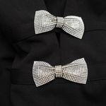 Dress the Population Viola Rhinestone Bow Dress Medium Photo 13