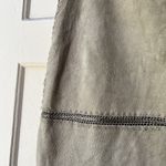 St. Tropez Vintage Saint Tropez Suede Leather Skirt sz M Green Patchwork Boho Western Suede Photo 6