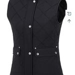 Mier Sports Diamond Quilted Vest Black Size L Photo 6