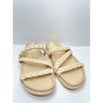 BP  Sandals Womens Size 13 Cream Braided Slip On Open Toe Bohemian Photo 3