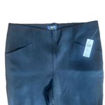 Maeve Anthropologie  Black Pull On Slit-Back High Waisted Ponte Pants Pockets Med Photo 2