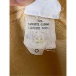 Brunello Cucinelli 100% cashmere cardigan sweater pale yellow women's size large Photo 4