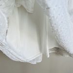 366. Roan + Ryan mini white raglan puff sleeves dress tiered with pockets XS Photo 5