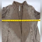 Leo & Nicole Taupe Open Front Blazer Photo 4