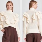 Prologue  ruffle high neck sweater NWT Photo 1