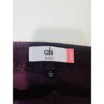 CAbi  Woman’s Deep Purple Cotton Skinny Corduroy Pants 3197 Size 6 Y2K Boho. EUC Photo 2
