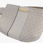 Michael Kors BNWT Vanilla White Logo Gold Hardware Waist Pack Fanny Pack L/XL Photo 8