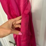 Selfie Leslie  Medellin Gathered Detail Side Tie Wrap Dress Hot Pink NWT Photo 11