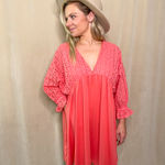 Siesta Eyelet Contrast Bodice Dress Photo 0