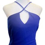 Julia Jordan Royal Blue Halter Mini Dress - Size 12 NWT Photo 2