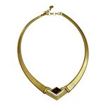 Christian Dior 1980s Vintage Dior V-shaped Rhinestone Necklace Photo 1