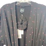 Revolve  Plush Robe M NWT Scrunchie Set Heart Loungewear Sleep Bachelorette Vaca Photo 5
