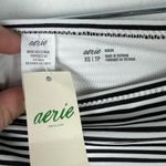 Aerie NWT  Striped Bikini Bottom Black White Size XS NEW Photo 5