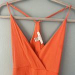 Forever 21 Orange Bodycon Midi-dress with razorback - adjustable Photo 3