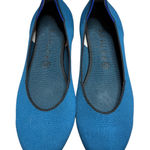 Rothy's Rothy’s The Square Flat Pacific Blue Knit Shoes Size 10 Washable Eco Sustainable Photo 0