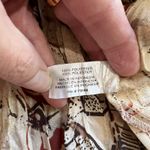 Violet+Claire  Women's‎ Crinkle Button Up Blouse Size Size Medium Browns Retro Photo 7