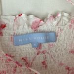 Hill House size XL white pink nap dress white pink floral smocked cottage cabin Photo 2