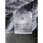 THML  Blue/Gray Turtleneck Sweater Women's Size Medium Photo 3