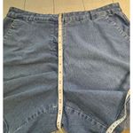 kim rogers Women's Blue Denim Bermuda Shorts Size 16 Photo 3