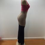 U.O. Elegant Pink, Tan, and Black Size Small Maxi Sleeveless Dress. Preloved Photo 4
