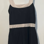 Abercrombie & Fitch Black and Cream Sleeveless Dress Skort Photo 0