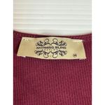 Anything Bling Boutique Dress Ribbed Long Sleeve Maroon Casual Medium Photo 1