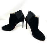 Jimmy Choo  black suede heels booties, made in Italy, size 39.5 Photo 0