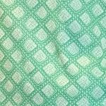 Vintage 1970s Geometric Knit Flare Leg Pants Medium Green Photo 2