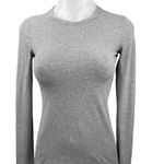 Lululemon Women's Gray Long Sleeve Crew Neck Pullover Athletic T-Shirt Top Sz S Photo 0
