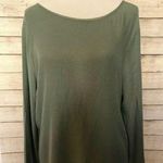 Anthropologie  cloth & stone green blouse tie back Photo 0