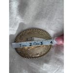 1979 Raintree Trucking Gold and Silver Tone Belt Buckle Vintage Photo 4