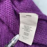 J.Crew   Women's HALF ZIP KNIT Asymmetrical SWEATER Wool Alpaca Blend Purple XS‎ Photo 9